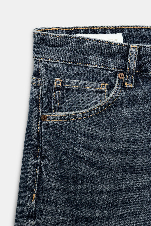 JEANS TRF BAGGY PLIÉ TAILLE MI-HAUTE