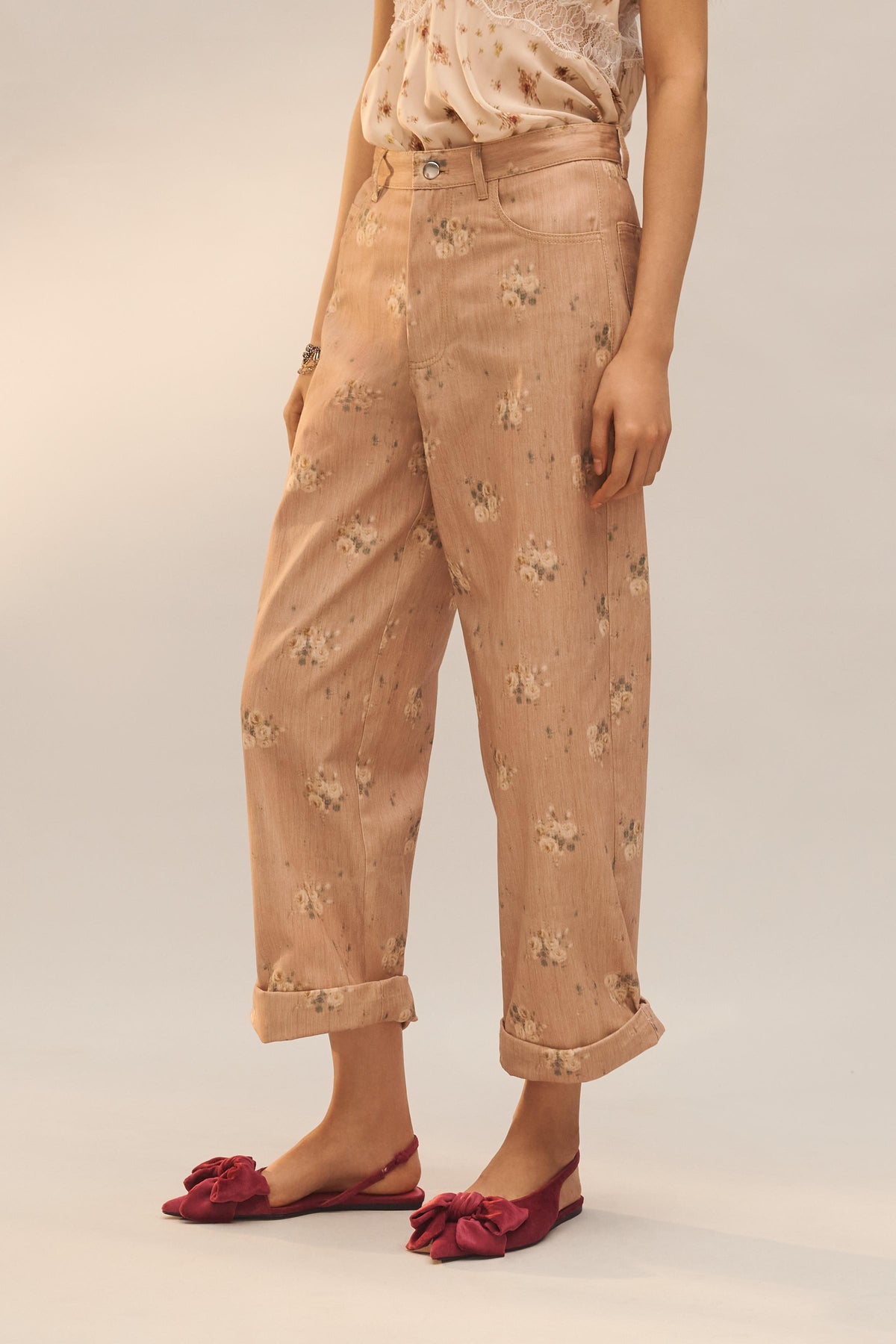 PANTALON IMPRIMÉ FLEURS LIMITED EDITION