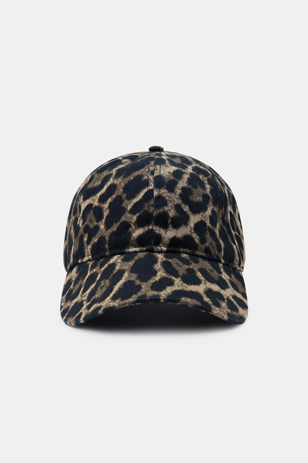 CASQUETTE EN SERGÉ À IMPRIMÉ ANIMAL