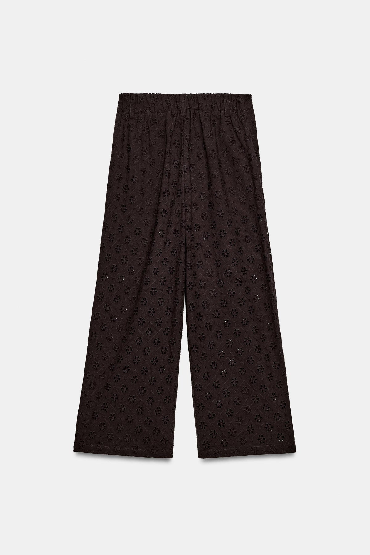 PANTALON JUPE-CULOTTE BRODERIES PERFORÉES