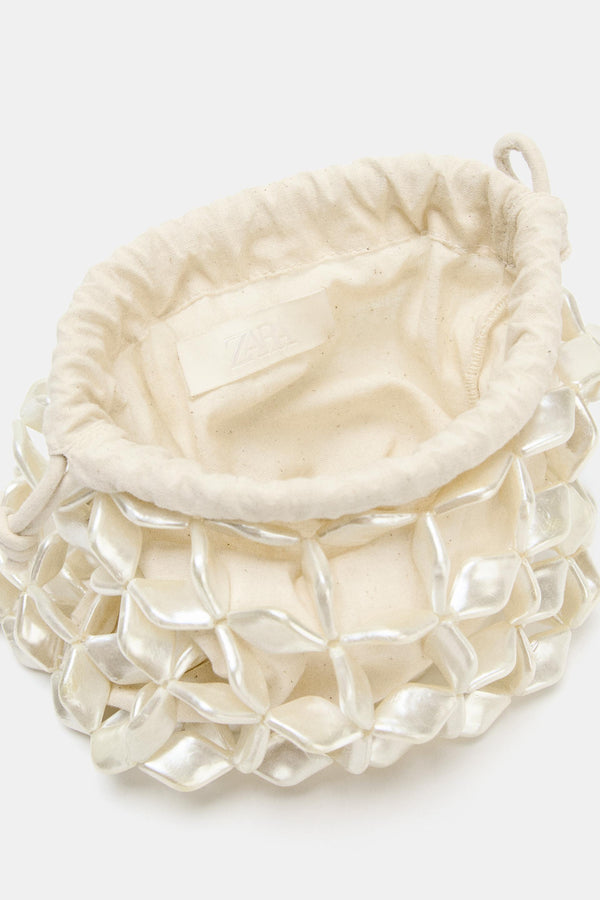 SAC SEAU EFFET NACRÉ